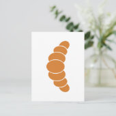 Croissant Postkarte (Stehend Vorderseite)