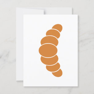 Croissant Postkarte
