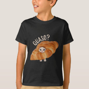 Croissant Quasocat-Meme für Frauen Vintage-Croissa T-Shirt