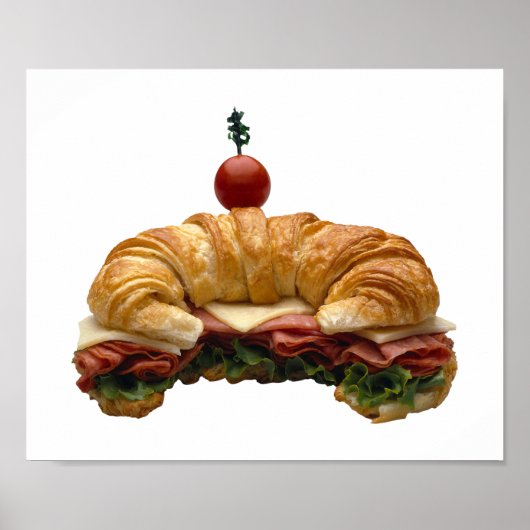 Croissant Sandwich Poster (Vorne)