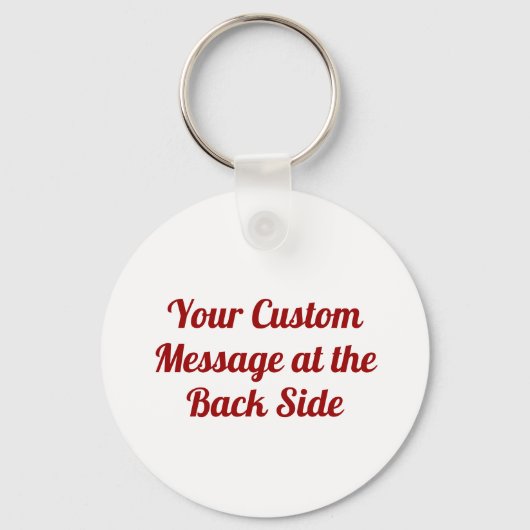 Croissant Schlüsselanhänger (Rückseite)