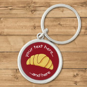 Croissant Schlüsselanhänger