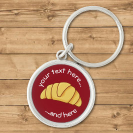 Croissant Schlüsselanhänger