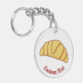 Croissant Schlüsselanhänger (Vorderseite links)