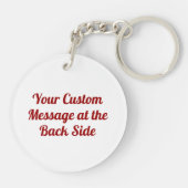 Croissant Schlüsselanhänger (Rückseite)