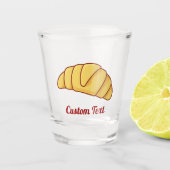 Croissant Schnapsglas (Vorderseite)