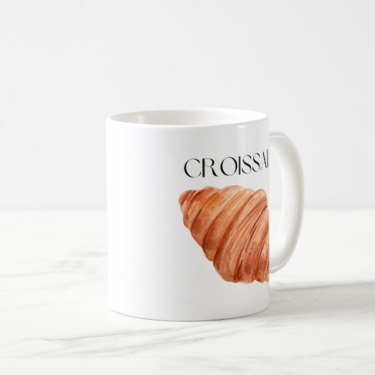 Croissant Tasse (VorderseiteRechts)