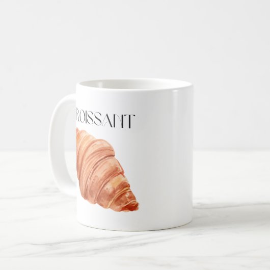 Croissant Tasse (Vorderseite Links)
