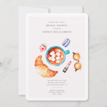 Croissant und Coffee Brautparty