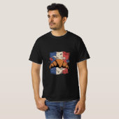 Croissant with hands funny men t-shirt design (Vorne ganz)
