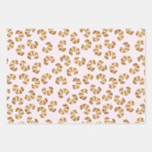 Croissant Wrapping Paper Geschenkpapier Set (Vorderseite 2)