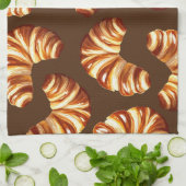 Croissants Geschirrtuch (Gefaltet)