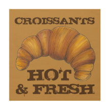 Croissants Heiße und frische Konditoreiwaren