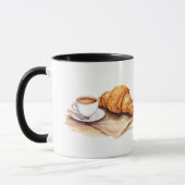 Croissants Kaffeetasse (Links)