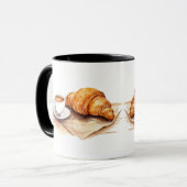 Croissants Kaffeetasse (Vorderseite Links)
