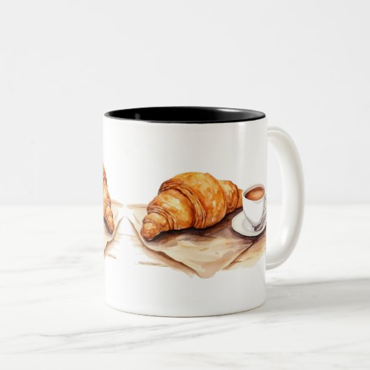 Croissants Kaffeetasse (VorderseiteRechts)