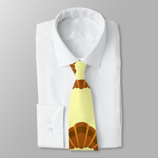 Croissants Lovers Light Yellow France Französisch Krawatte (Gebunden)
