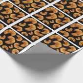 Croissants Muster Geschenkpapier (Ecke)