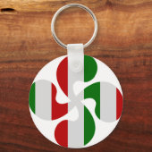 Croix baskque Multicouleurs Schlüsselanhänger (Vorderseite)