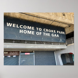 Croke Park GAA Dublin Irland Poster