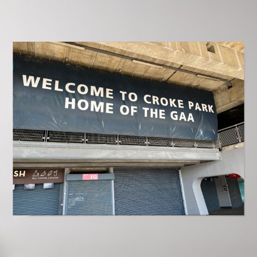 Croke Park GAA Dublin Irland Poster (Vorne)