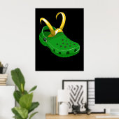 Croki Crocs X Loki Poster (Heimbüro)