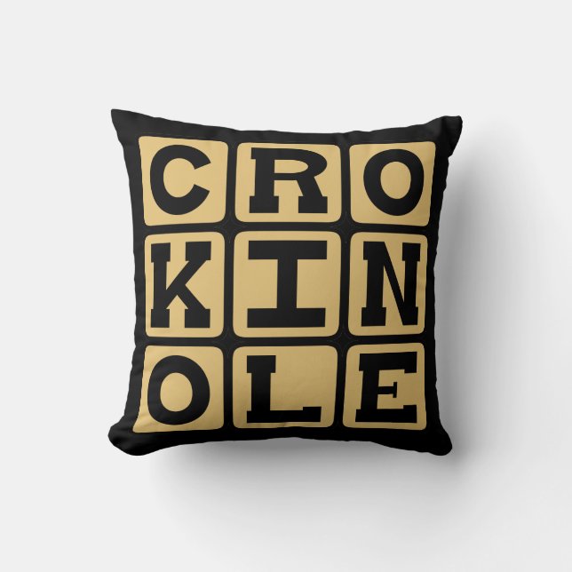 Crokinole, Brettspiel Kissen (Vorderseite)