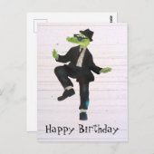 Croko Blues Brothers Postkarte (Vorne/Hinten)