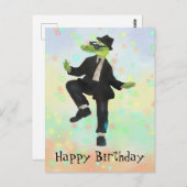Croko Blues Brothers Postkarte (Vorne/Hinten)
