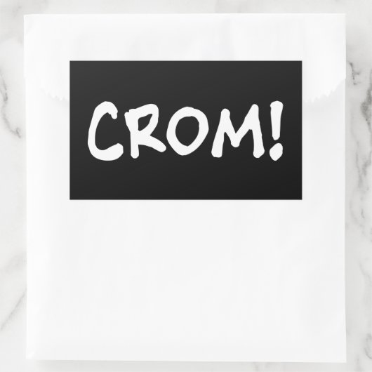 Crom - Gott von Conan Rechteckiger Aufkleber (Tasche)