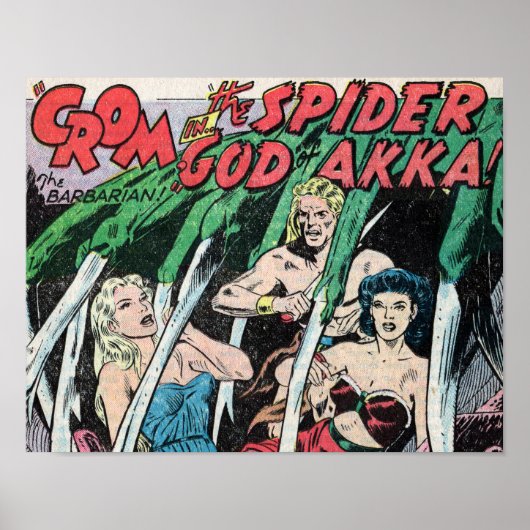 Crom und der Sider God of AKKA Art Print #1 Poster (Vorne)
