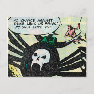 Crom und der Spider God of AKKA Postcard #3 von 3 Postkarte