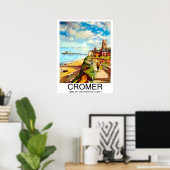 Cromer, Gem von Norfolk, England, Reisen Poster (Heimbüro)