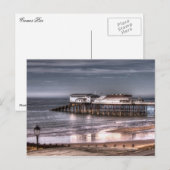 Cromer Pier und Reflektion Postkarte (Vorne/Hinten)