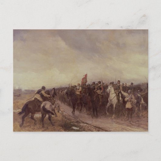 Cromwell in Dunbar, 1650 Postkarte (Vorderseite)