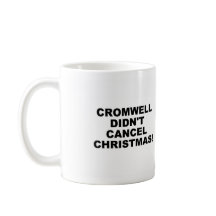 Cromwell und die Weihnachtszeit-Tasse