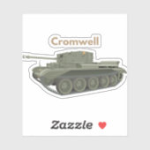Cromwell WW2 British Tank Aufkleber (Blatt)