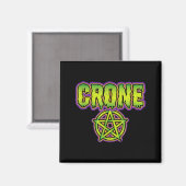 Crone-Symbol-T-Shirt Magnet (Vorderseite/Rückseite)