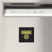 Crone-Symbol-T-Shirt Magnet (In Situ (Geschirrspüler))
