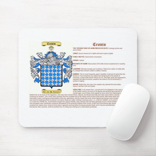 Cronin (Bedeutung) Mousepad (Mit Mouse)
