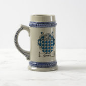 Cronin Familienwappen Bierglas (Links)