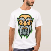 Cronos Griechischer Graubart-T - Shirt (Vorderseite)