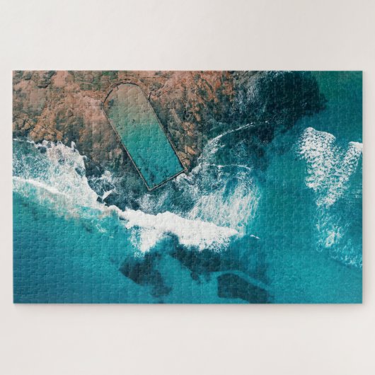 Cronulla Beach Ocean Pool Sydney Australien Puzzle (Horizontal)