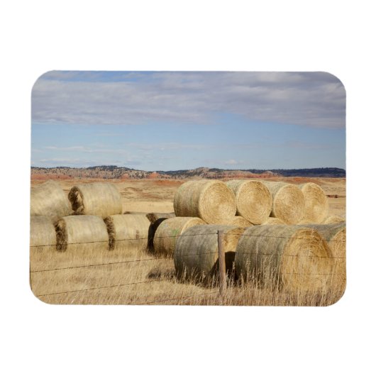 Crook County, Hay Bales Magnet (Horizontal)