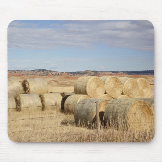 Crook County, Hay Bales Mousepad (Vorne)