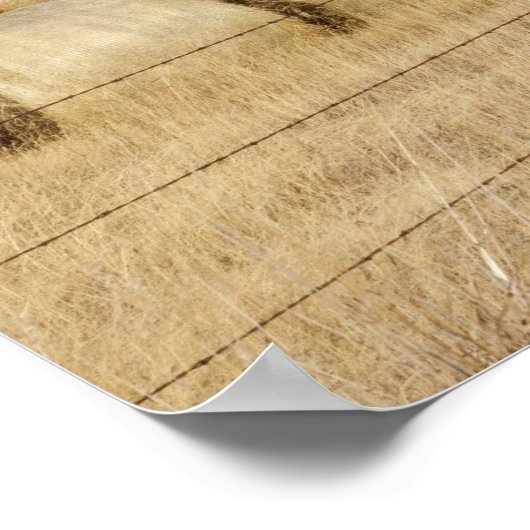 Crook Landkreis, Hay Bales Poster (Ecke)