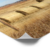 Crook Landkreis, Hay Bales Poster (Ecke)