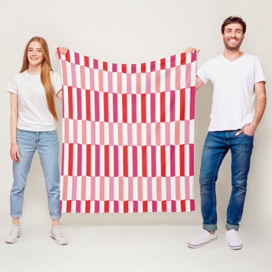 Crooked Candy Canes Fleecedecke (Beispiel)