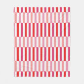 Crooked Candy Canes Fleecedecke (Vorderseite)