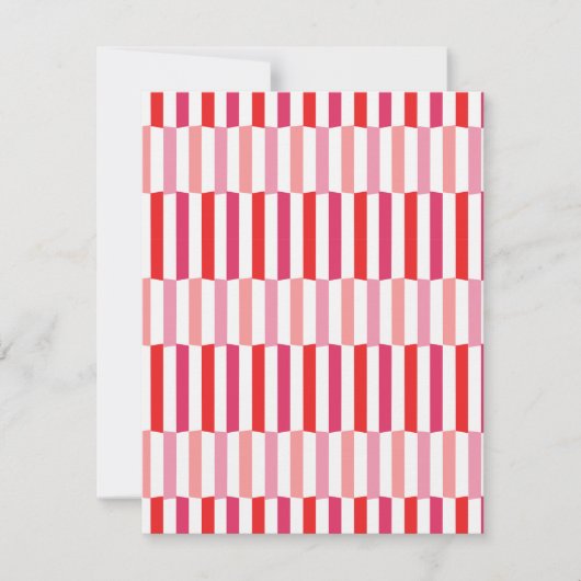 Crooked Candy Canes Mitteilungskarte (Vorderseite)